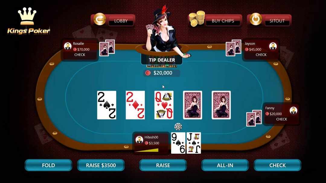 Các hình thức cá cược cực kỳ đa dạng - King’s Poker